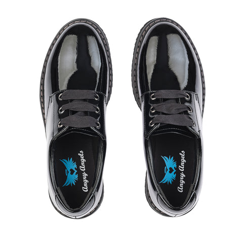 Start-Rite Impact Black Patent School Shoes