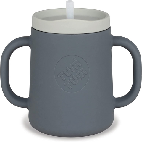 Tum Tum Silicone 3 Way Sippy Cup - Grey