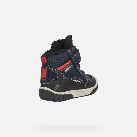Geox B Omar Navy/Black Ankle Boots