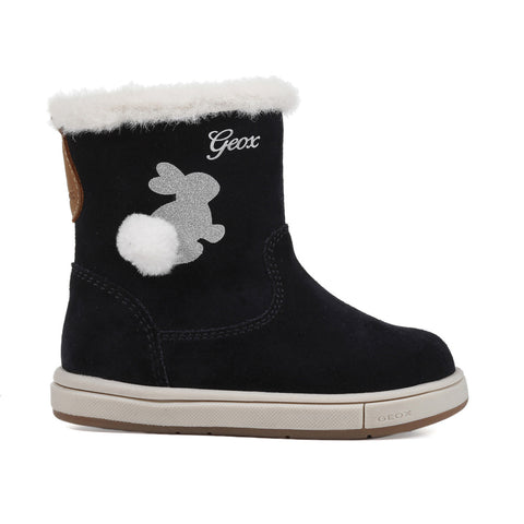 Geox B Trottola Navy Ankle Boots
