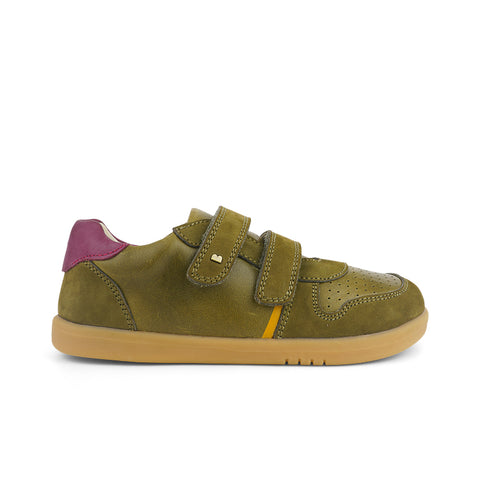 Bobux KP Riley Olive + Boysenberry