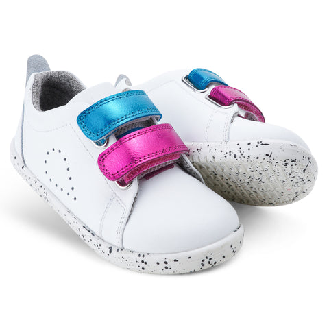 I-Walk Grass Court Switch White (Raspberry Metallic + Peacock Metallic)