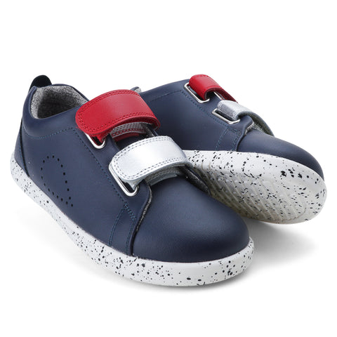 KP Grass Court Switch Navy (Red + Silver Metallic)