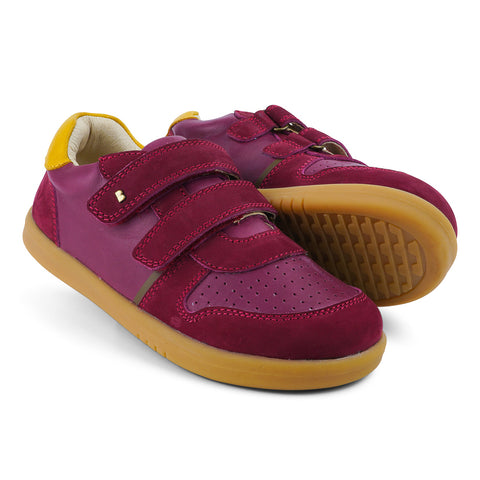 Bobux KP Riley Boysenberry + Chartreuse