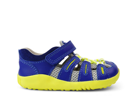 Bobux SU Summit Blueberry + Neon Sandals