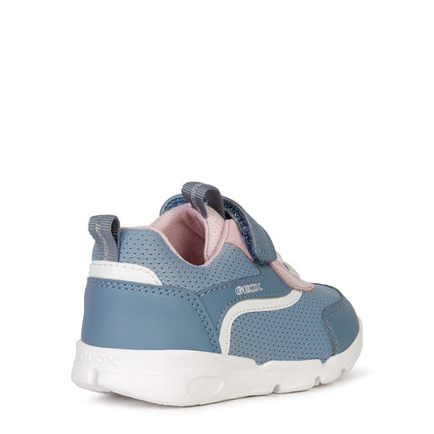 Geox B RUNNER G. D - MESH+SYN.LEA SKY/PINK