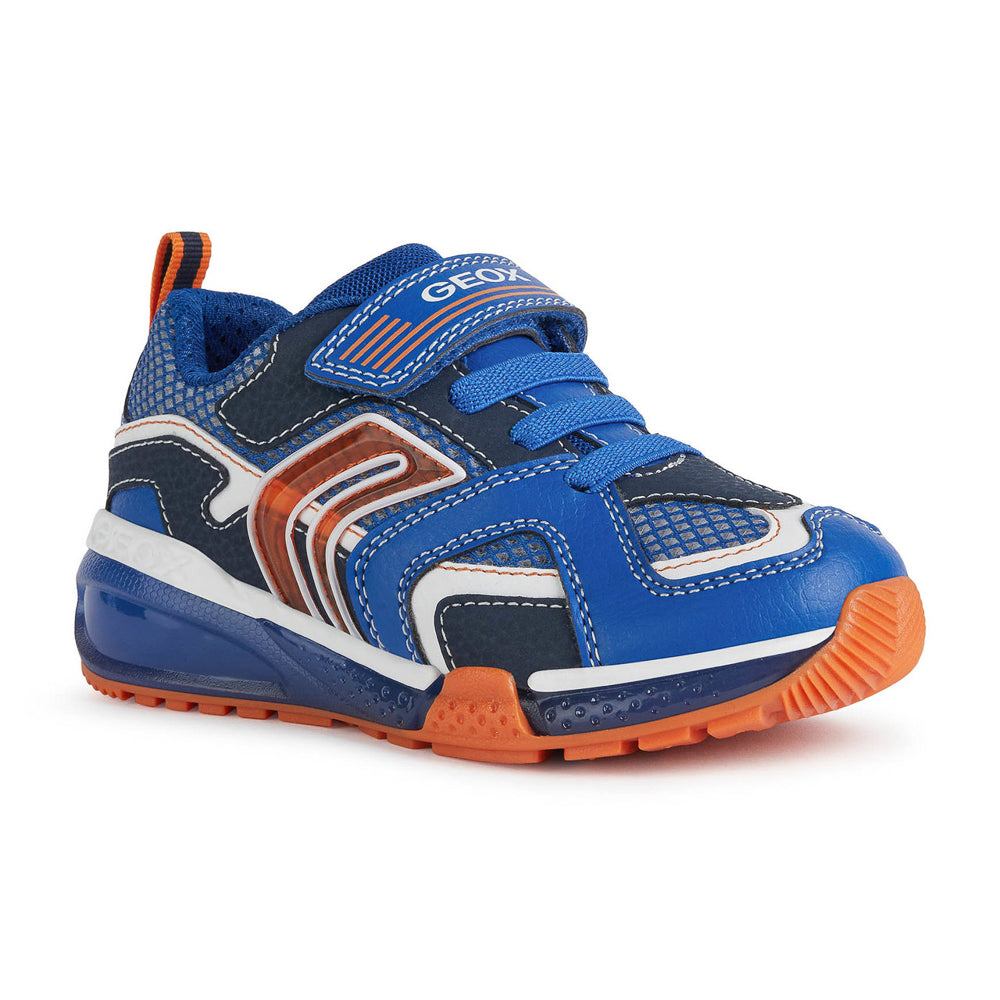 compact instructeur emmer Geox J Bayonyc Boy Royal/Orange Trainers – Naturally Baby