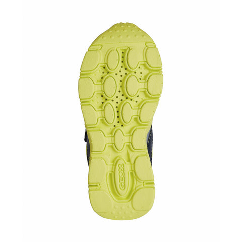 Geox J New Torque Boy Navy/Lime Trainers