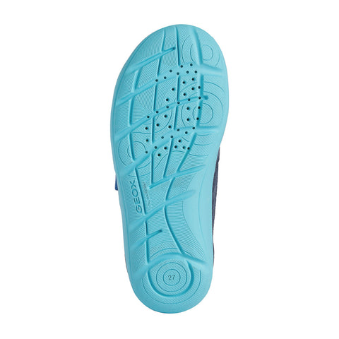 Geox J Barefeel Boy Navy/Sky Trainers