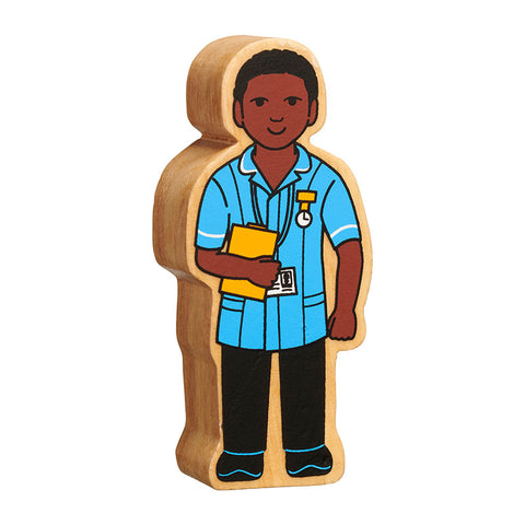 Natural Blue & Black Nurse - Black Skin