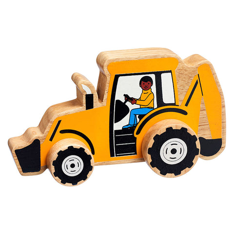 Lanka Kade Digger - Push Along Handmade fair trade wooden kids toy
