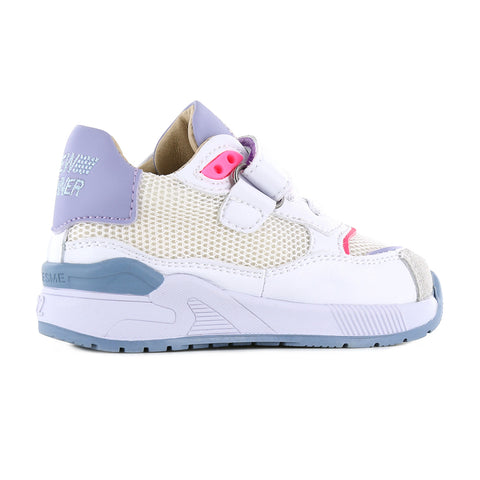 Shoesme Trainers ST22S018-E - White Lilac Fuchsia