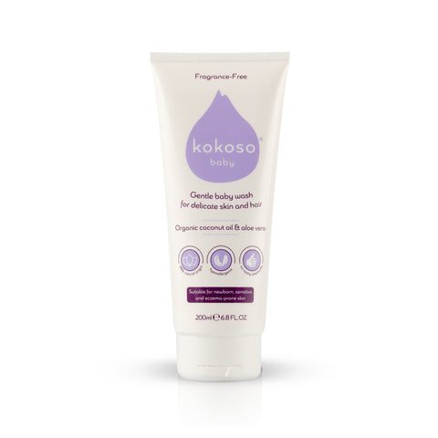 Kokoso Baby Hair and Body Wash: Fragrance Free