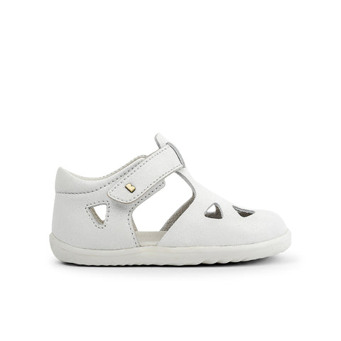 Bobux White Zap Sandal Step Up (First Walkers)