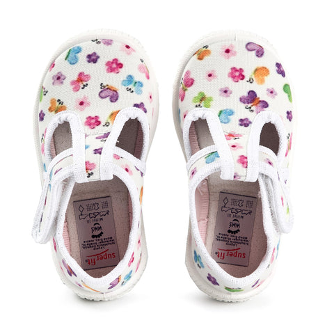 Bully White with Butterflies Superfit