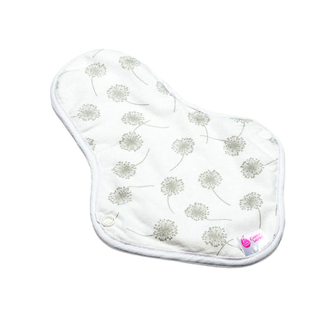 Cotton Cloth Period & Pee Protection Pads - Grey Dandelion