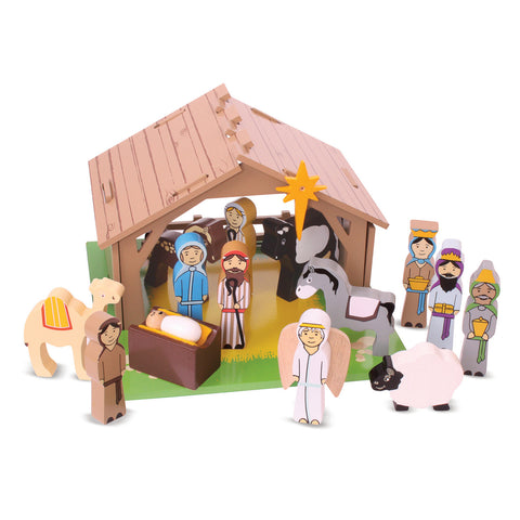 Wooden Nativity Set