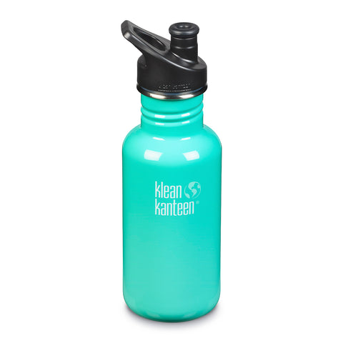 Klean Kanteen Classic Single Wall Bottle with Sports Cap 18oz/532ml