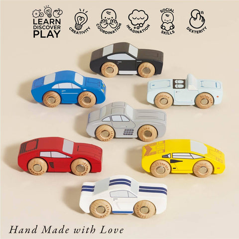 Classic Wooden Sports Car Gift Set