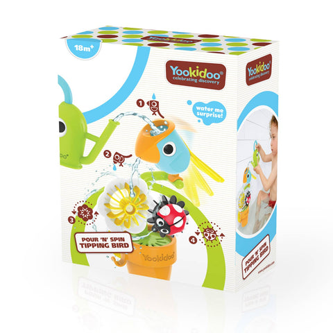 Yookidoo Pour N Spin Tipping Bird Interactive Baby Bath Toy (Copy)