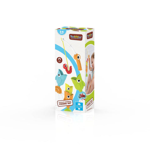 Yookidoo Catch ‘N’ Sprinkle Fishing Set Interactive Bath Toy