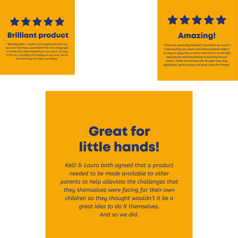 Solar Buddies Sunscreen Applicator Grab & Go Bundles