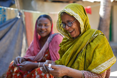 Crochet Baby Toy Nurse scrubs rattle blue