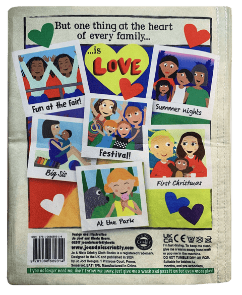 Jo & Nic's Crinkly Cloth Books - What Makes A Family