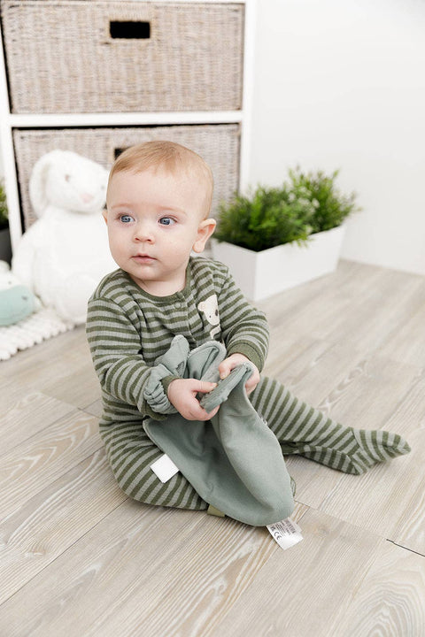 Cheeky Chompers Sage Neutral Comfortchew - Baby Comforter With Teether