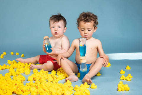 Petit Boum Sensory Toy Bottle Move (Ducky)