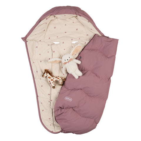 Voksi Explorer Footmuff/ Sleeping Bag Grape - Clover