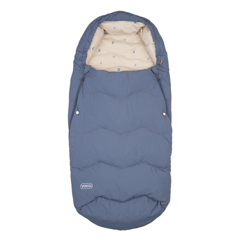 Voksi Explorer Footmuff/ Sleeping Bag Stone Blue - Clover