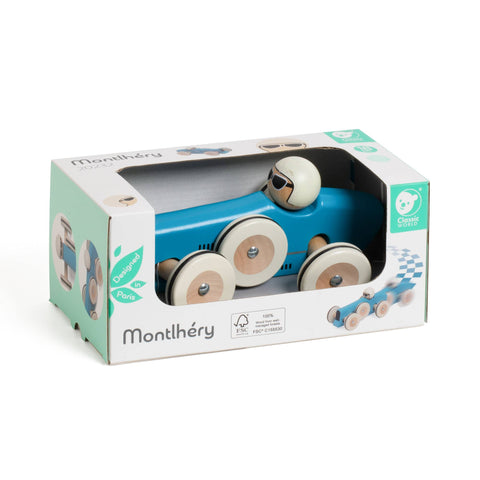 Classic World Car Montlhery – Wooden FSC  Toy Car for Kids