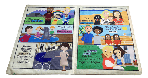 Jo & Nic's Crinkly Cloth Books - What Makes A Family