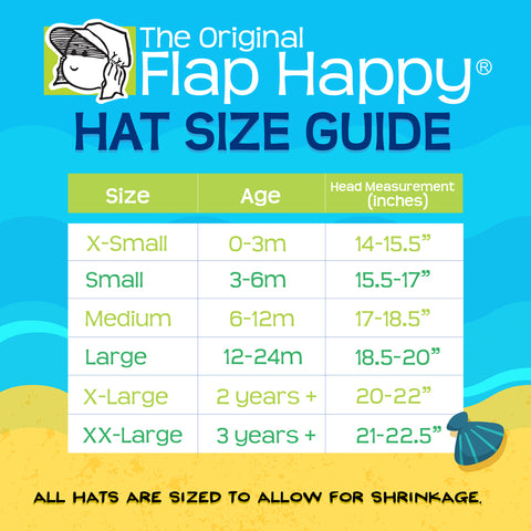 Flap Happy UPF 50+ Floppy Hat Magic Seahorse