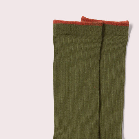 Little Green Radicals Rainbow Terry Boot Socks 2 Pack