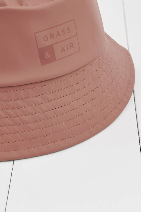 Grass & Air Rose PU Kids Bucket Hat