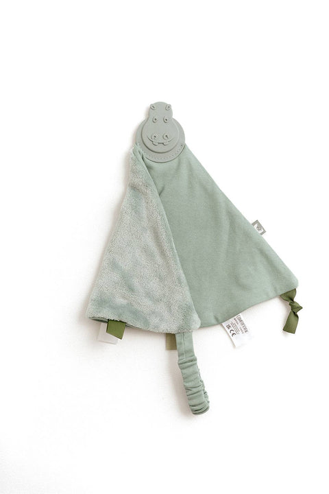 Cheeky Chompers Sage Neutral Comfortchew - Baby Comforter With Teether