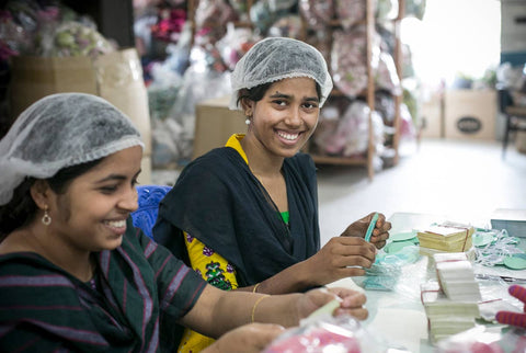Crochet Baby Doll Ballerina Rattle - pale blue