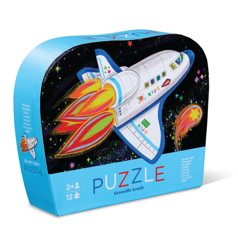 Crocodile Creek 12-pc Mini Puzzle/Blast Off