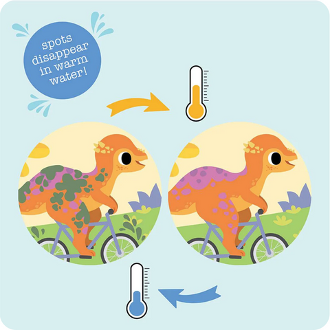 Tiger Tribe Messy Dinosaurs Bath Book