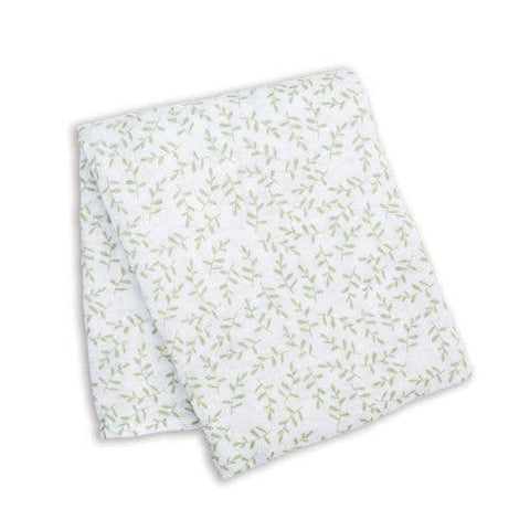 Lulujo - Muslin Swaddle - Greenary