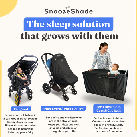 Snoozeshade Original Deluxe Pram & Carrycot Sun/Sleep Shade