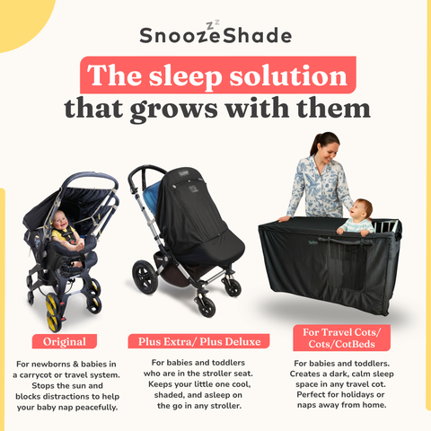 Snoozeshade Plus Extra -  Stroller And Buggy Sun/Sleep Shade