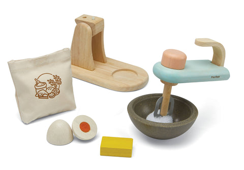 Stand Mixer Set Wooden Playset PlanToys
