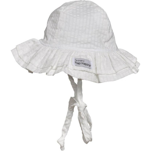 Flap Happy Baby UPF50+ Girls and Boys Double Ruffle Sun Hat
