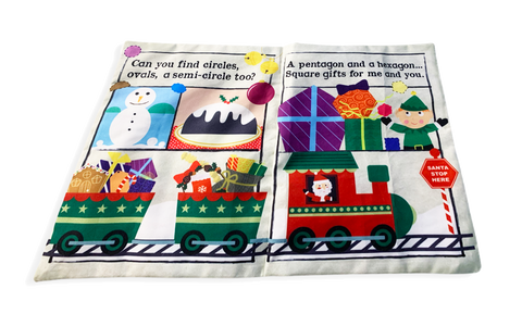 Jo & Nic's Crinkly Cloth Books - Christmas Shapes