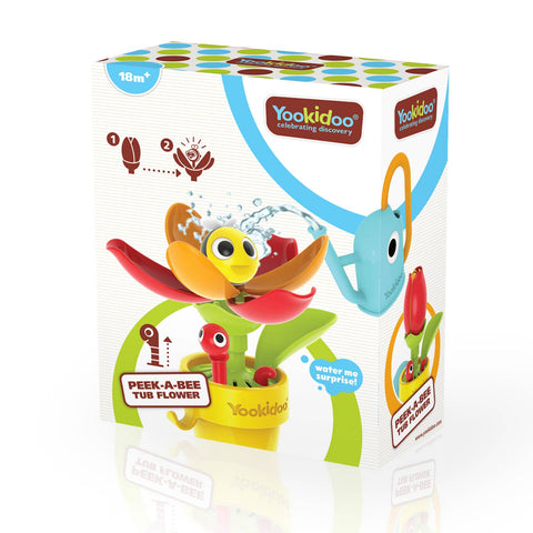 Yookidoo Peek-a-Bee Tub Flower – Interactive Baby Bath Toy