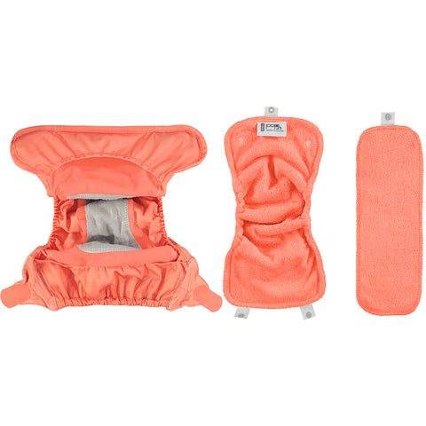 Pop-In Popper Middle Box Nappies Pastels