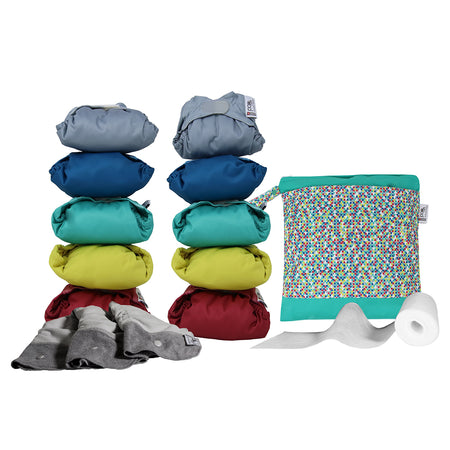 Pop-In Popper Middle Box Nappies Brights